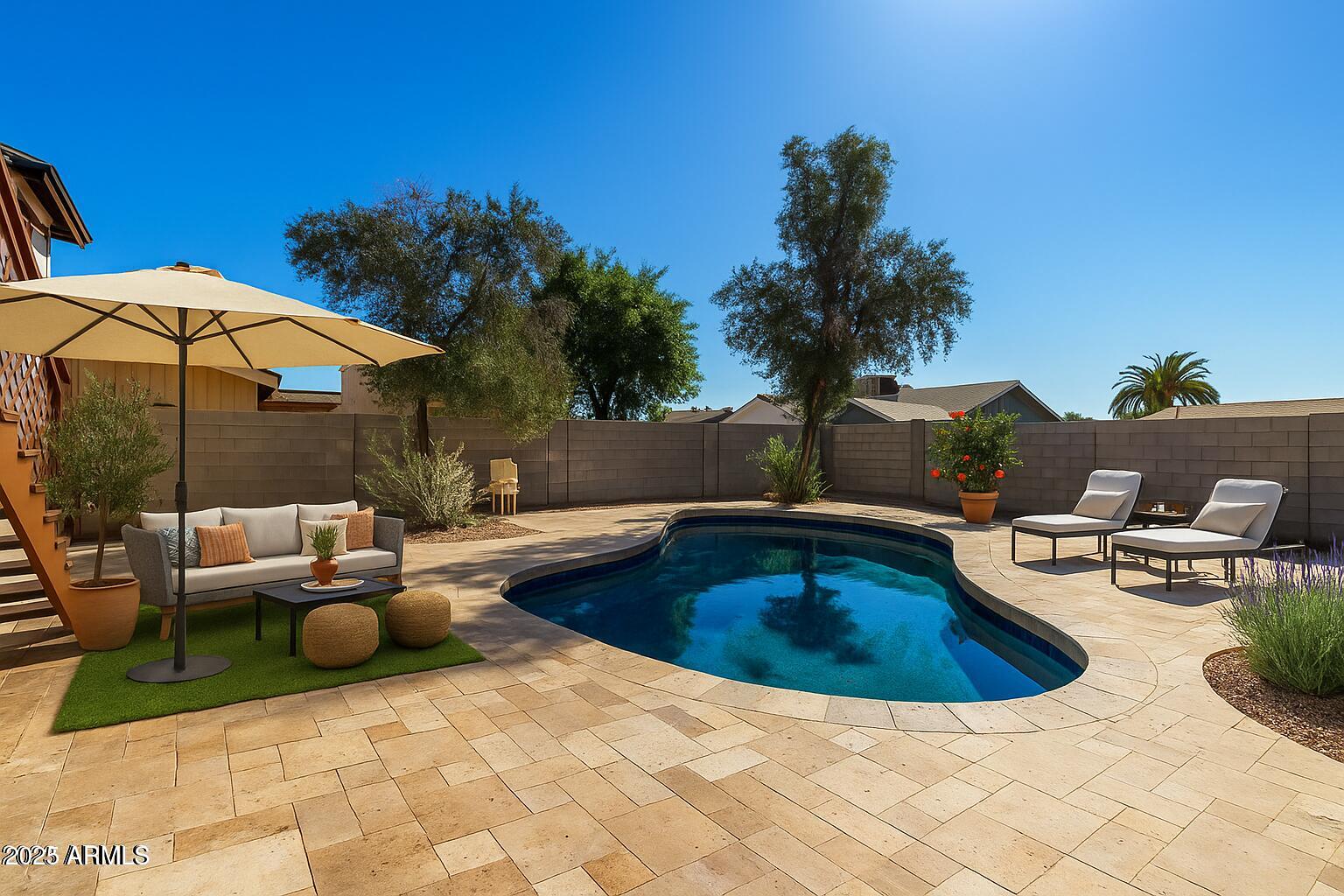 7613 West Flower Street Phoenix, AZ 85033 - Photo 4 of 48 Virtually Staged Pool