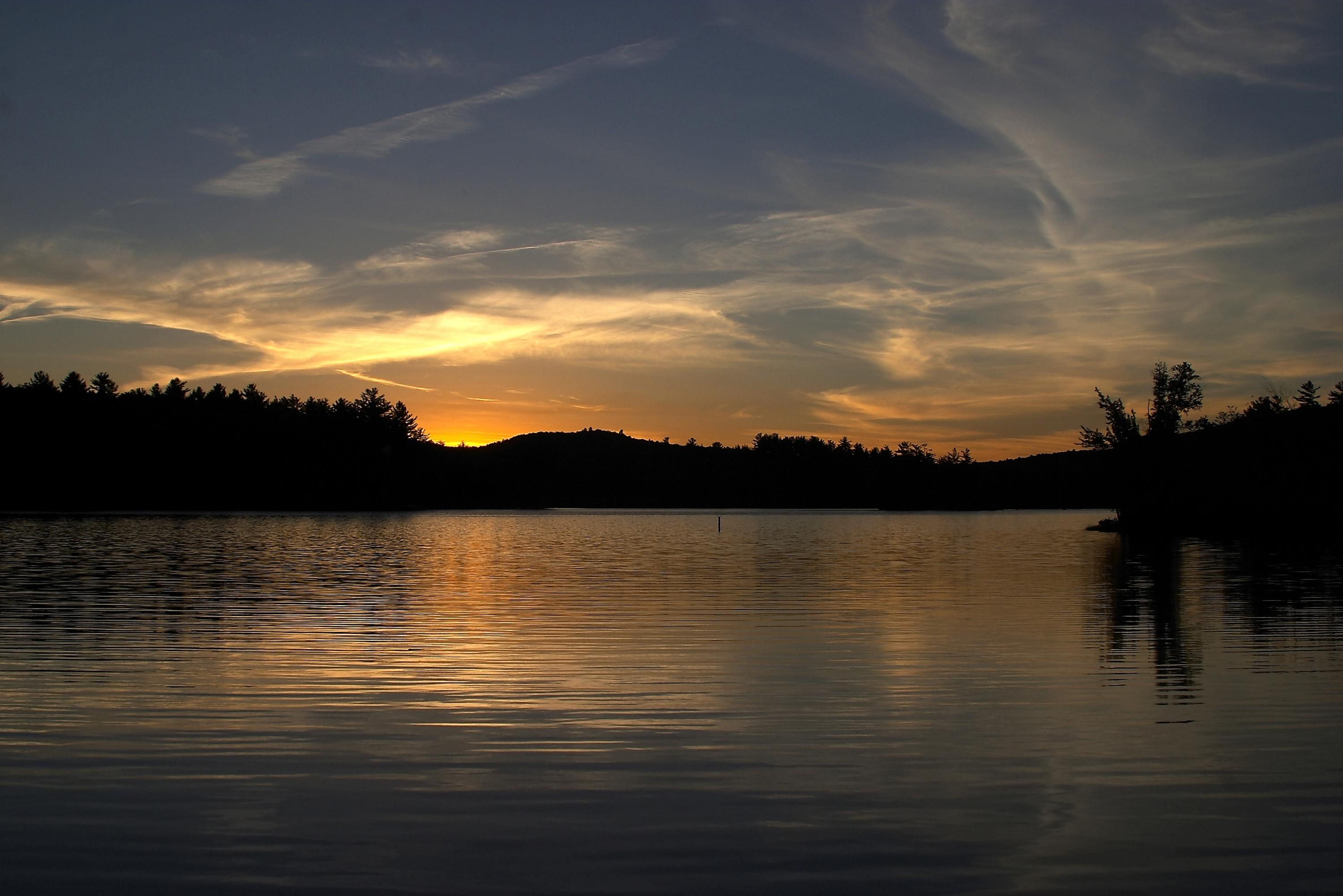 46 Vienna Shores Road Vienna, ME 04360 - Photo 28 of 71 Brilliant Sunset