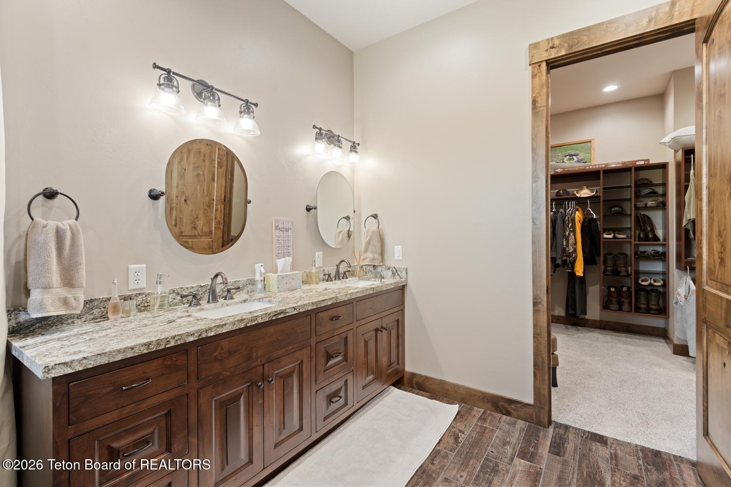 29 White Point Road Cora, WY 82925 - Photo 41 of 102 Primary bath vanity and walk-in closet