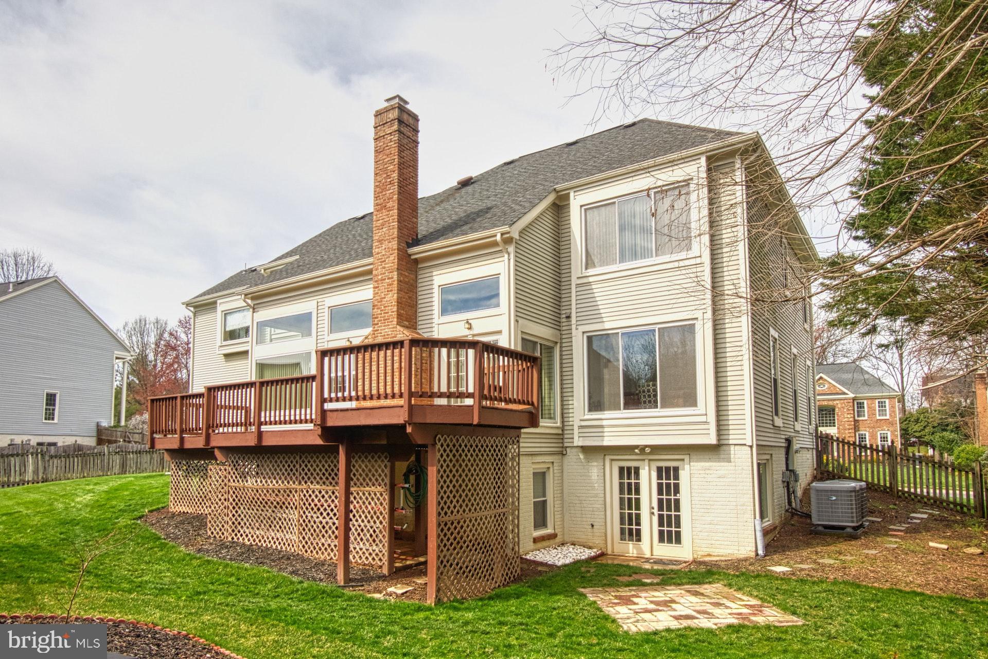 719 Old Hunt Way Herndon, VA 20170 - Photo 41 of 58 Large Deck for Outdoor Entertaining
