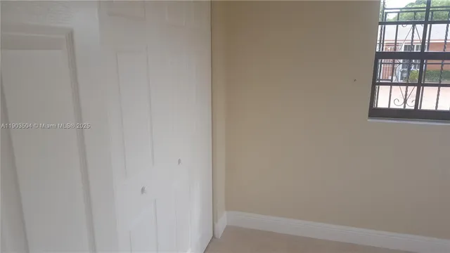 a view of an empty room