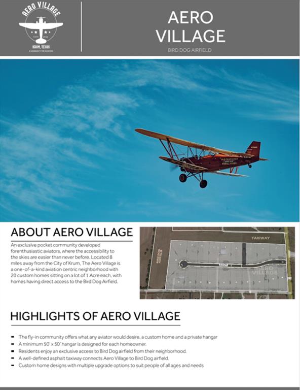 12588 Flow Road Krum, TX 76249 - Photo 2 of 20 View of a document with a collage of images