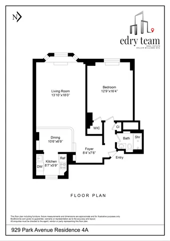 $850,000 | 929 Park Avenue, Unit 4A | Upper East Side