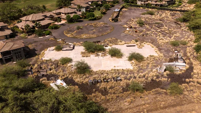 a backyard of a house