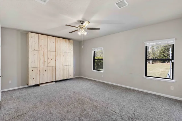 a view of an empty room