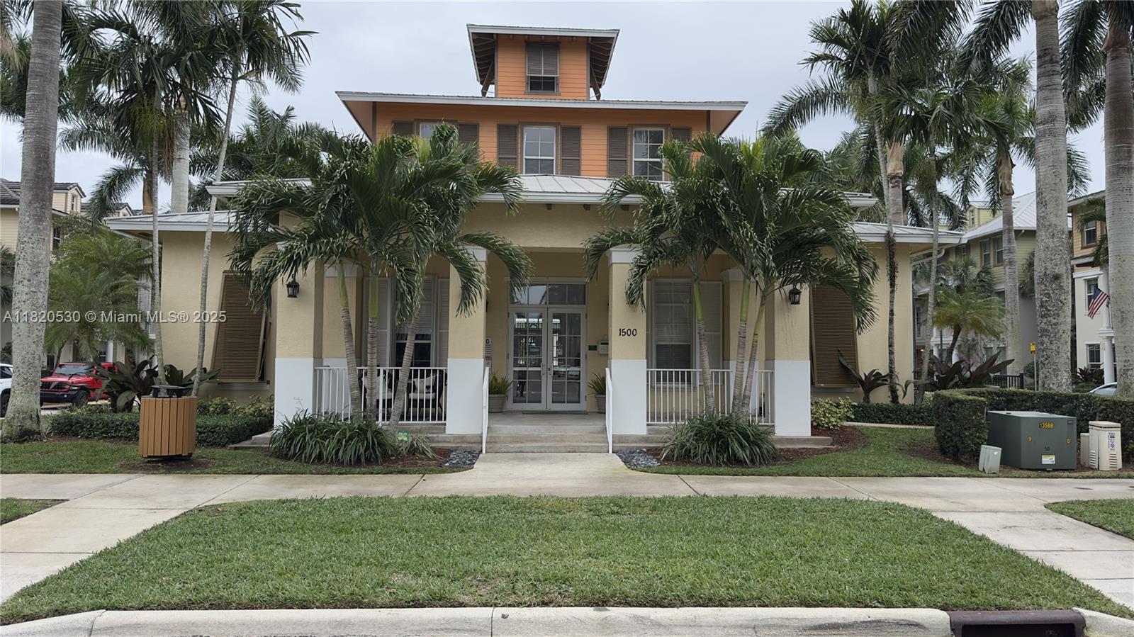 1587 Frederick Small Road Jupiter, FL 33458 - Photo 30 of 30 front view of a house with a yard