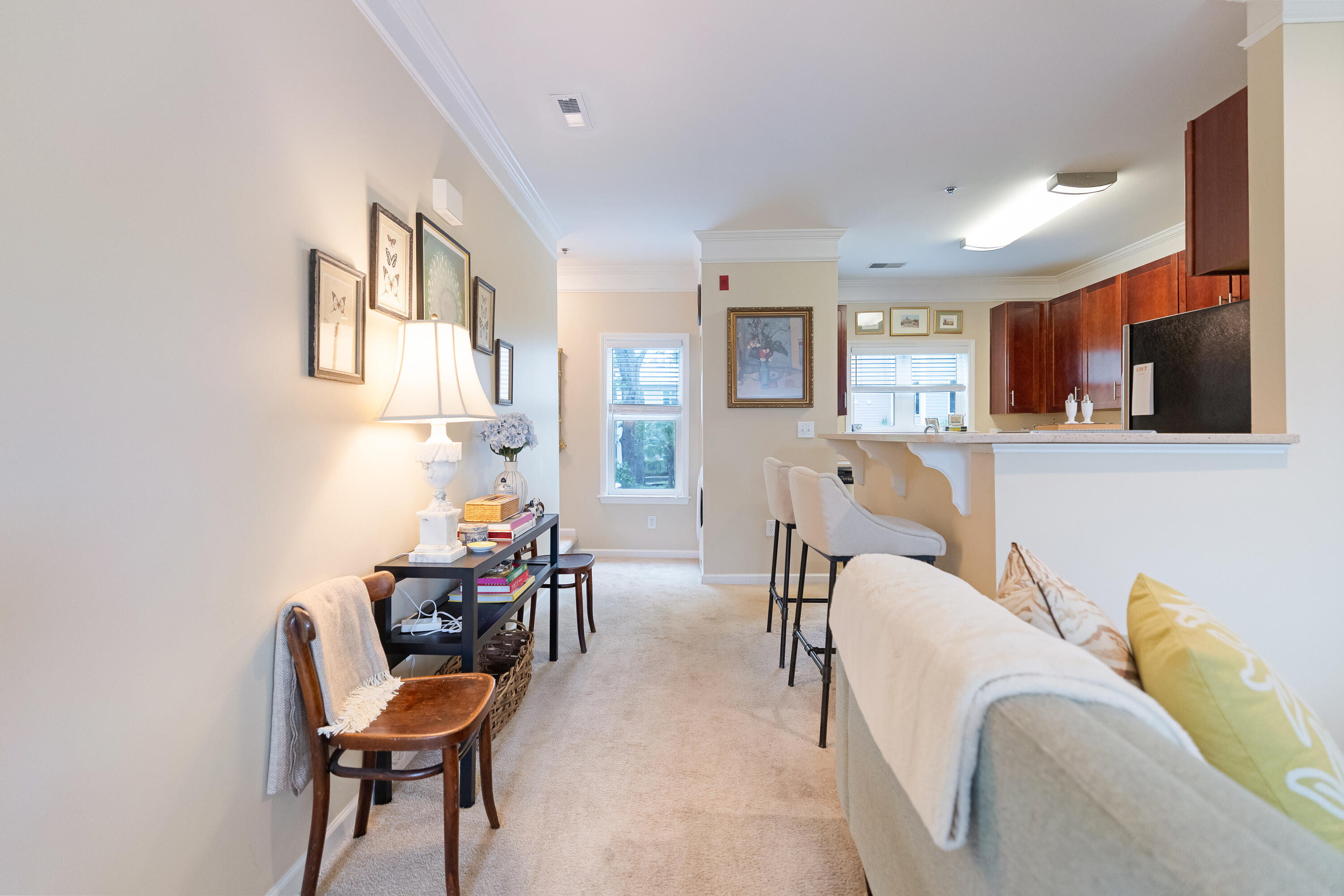 1755 Central Park Road, Unit 9107 Charleston, SC 29412 - Photo 8 of 41 Living Hall to Bar Area