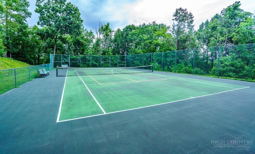 485 Woodlake Loop Road Elk Park, NC 28622 - Photo 41 of 44 a view of a tennis court