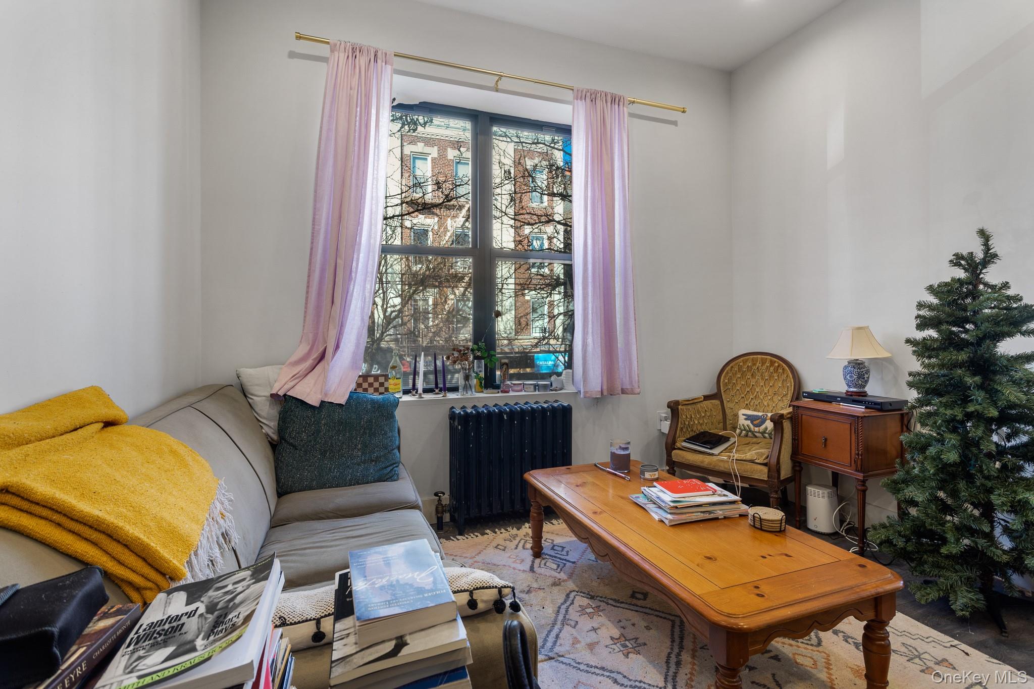 68-51 Fresh Pond Road, Unit 2B Queens, NY 11385 - Photo 3 of 15 Sitting room with radiator heating unit