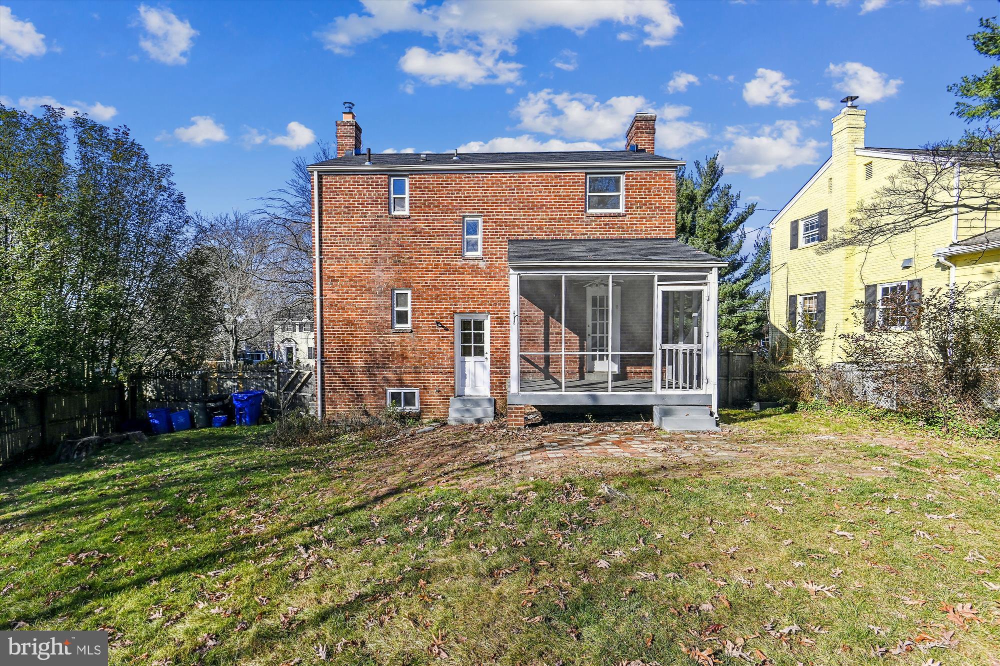 2604 Ross Road Chevy Chase, MD 20815 - Photo 26 of 53 Rear of Home with Screened Porch