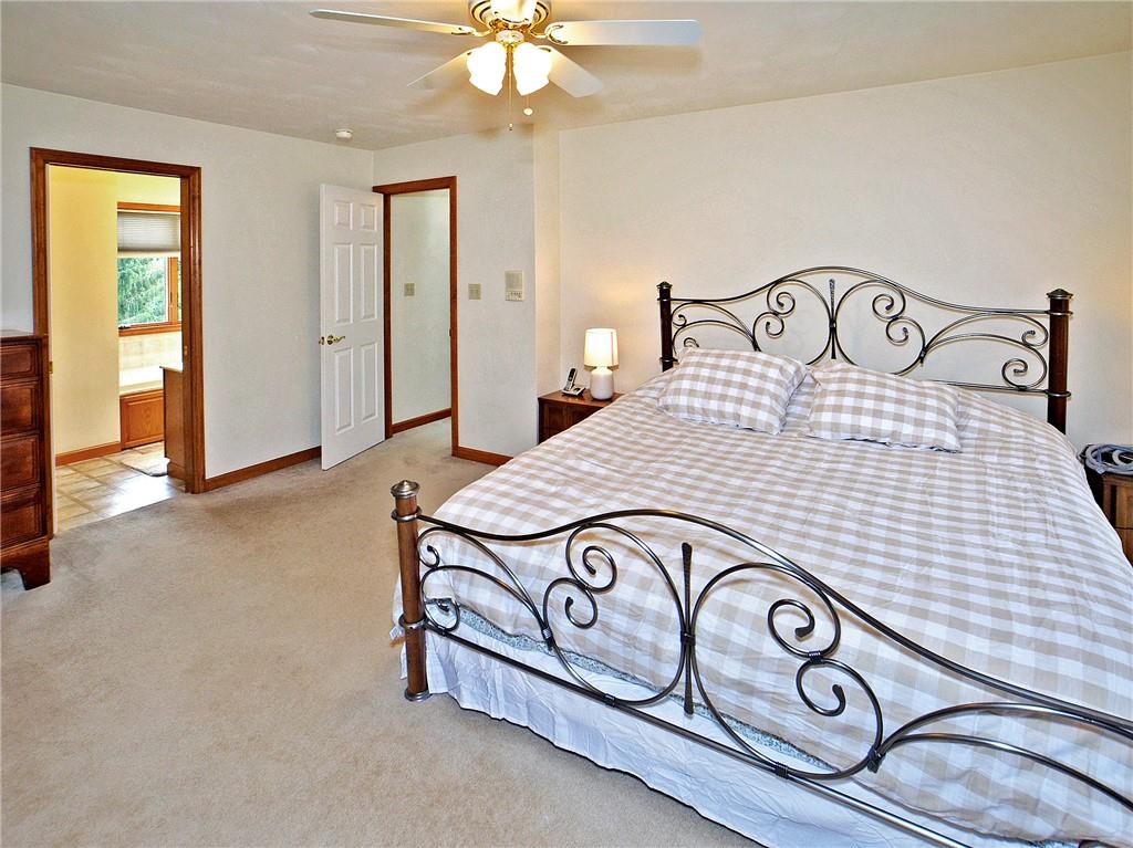 2145 Haymaker Road Monroeville, PA 15146 - Photo 15 of 25 Upper Master Bedroom with walk in closet, full bath with jacuzzi tub.