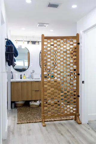 a view of swimming pool with a patio