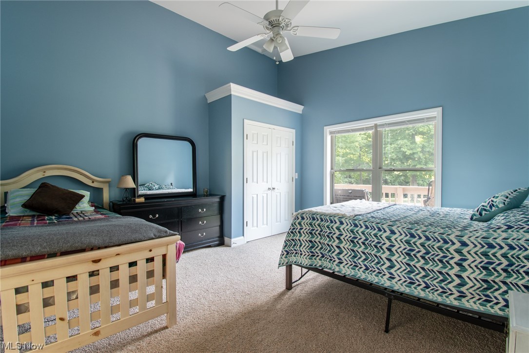 7716 North Rdg Place Lisbon, OH 44432 - Photo 27 of 35 2nd Floor bedroom #2. Here you can see the balcony
