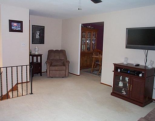131 Matterhorn Road Monroeville, PA 15146 - Photo 4 of 18 Living Room. The living room has neutral color wll to wall flooring and wall color. There is also a ceiling fan in the room.