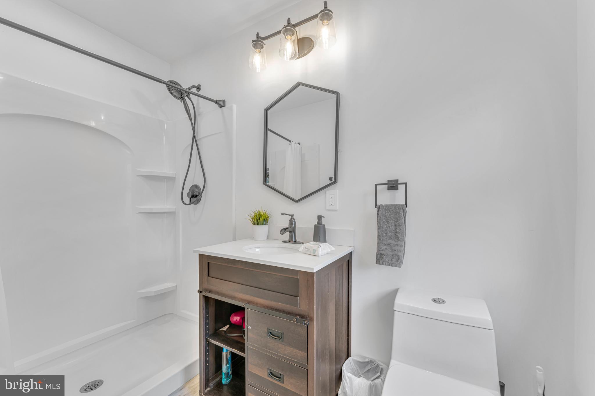 572 Zoe Road Sicklerville, NJ 08081 - Photo 30 of 40 Modern bathroom with sleek finishes.