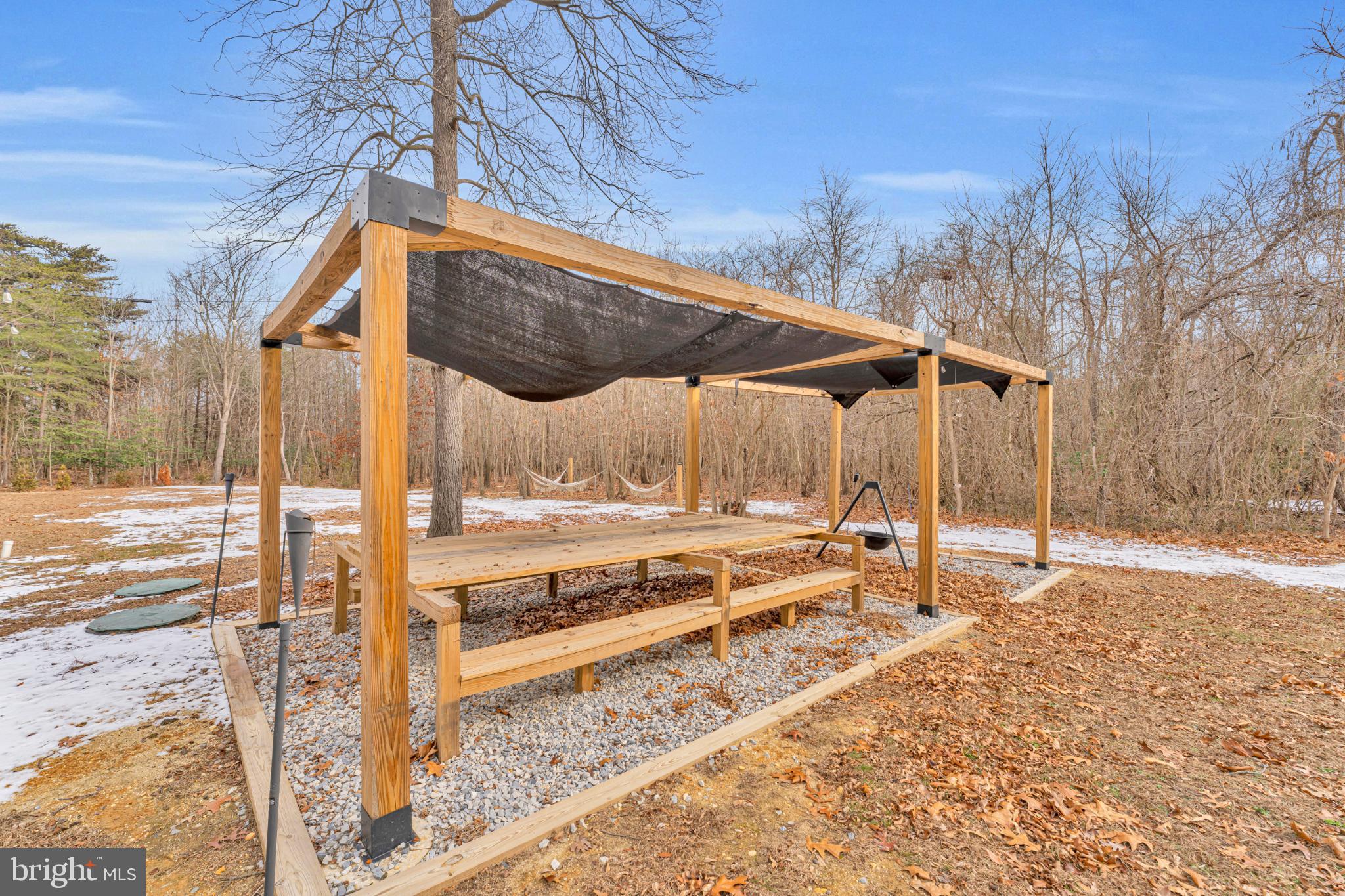572 Zoe Road Sicklerville, NJ 08081 - Photo 7 of 40 Rustic outdoor gathering space in nature.