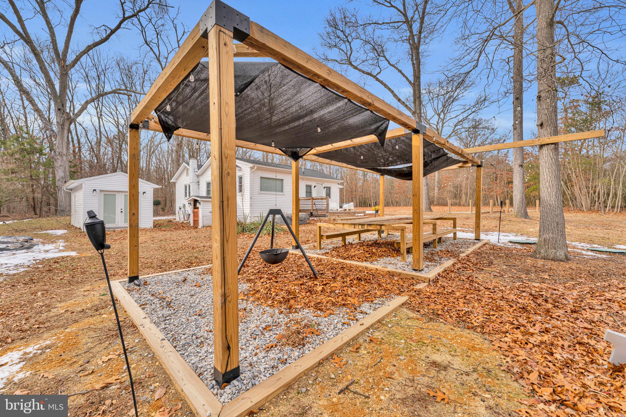 572 Zoe Road Sicklerville, NJ 08081 - Photo 8 of 40 Charming outdoor gathering space in nature.