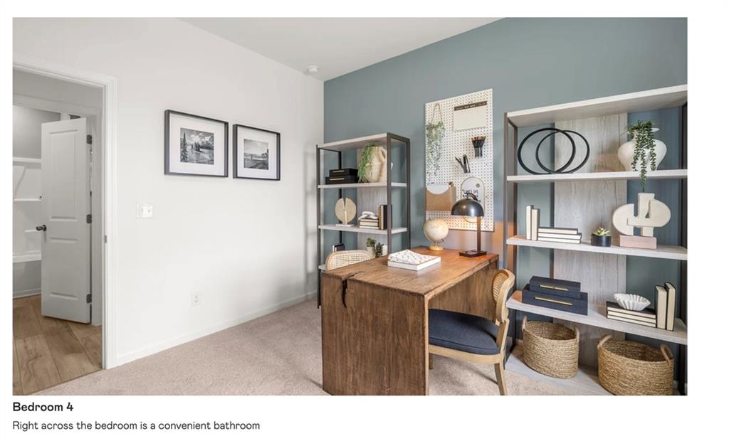 153 Saddlebred Way Rossville, GA 30741 - Photo 19 of 26 a living room with granite countertop wooden floor a dining table and kitchen view