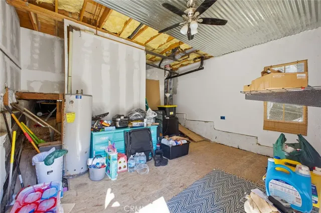 a view of storage and utility room