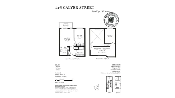 $1,495,000 | 216 Calyer Street, Unit 5B | Greenpoint