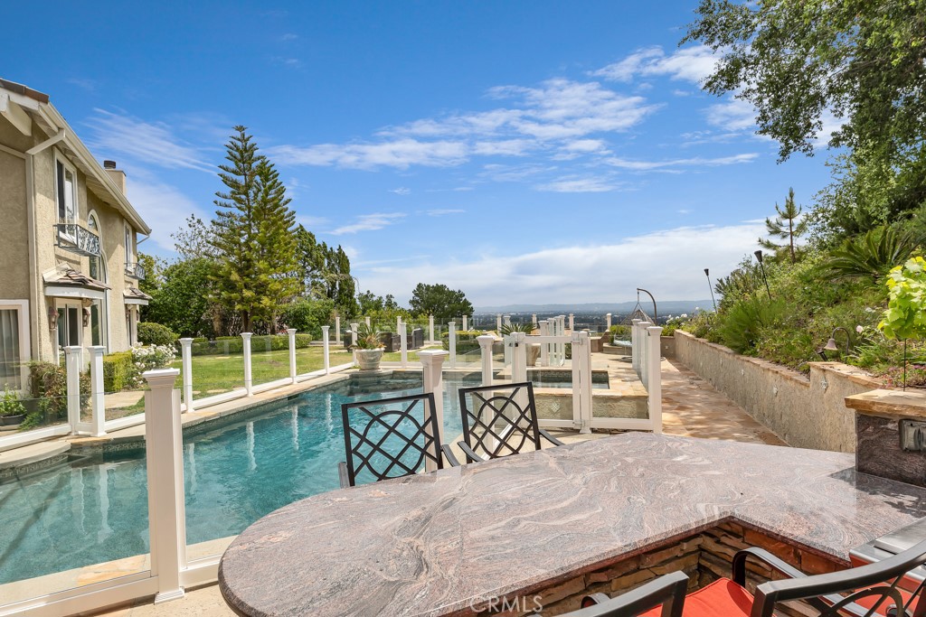 11677 Seminole Circle Porter Ranch, CA 91326 - Photo 33 of 69 a view of a balcony with two chairs and a table