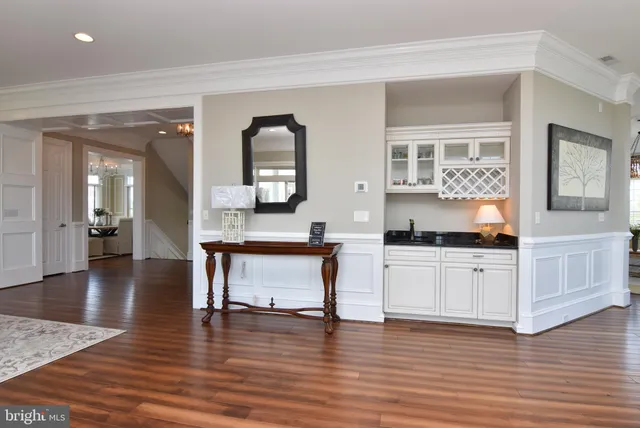 a view of a lake from a city