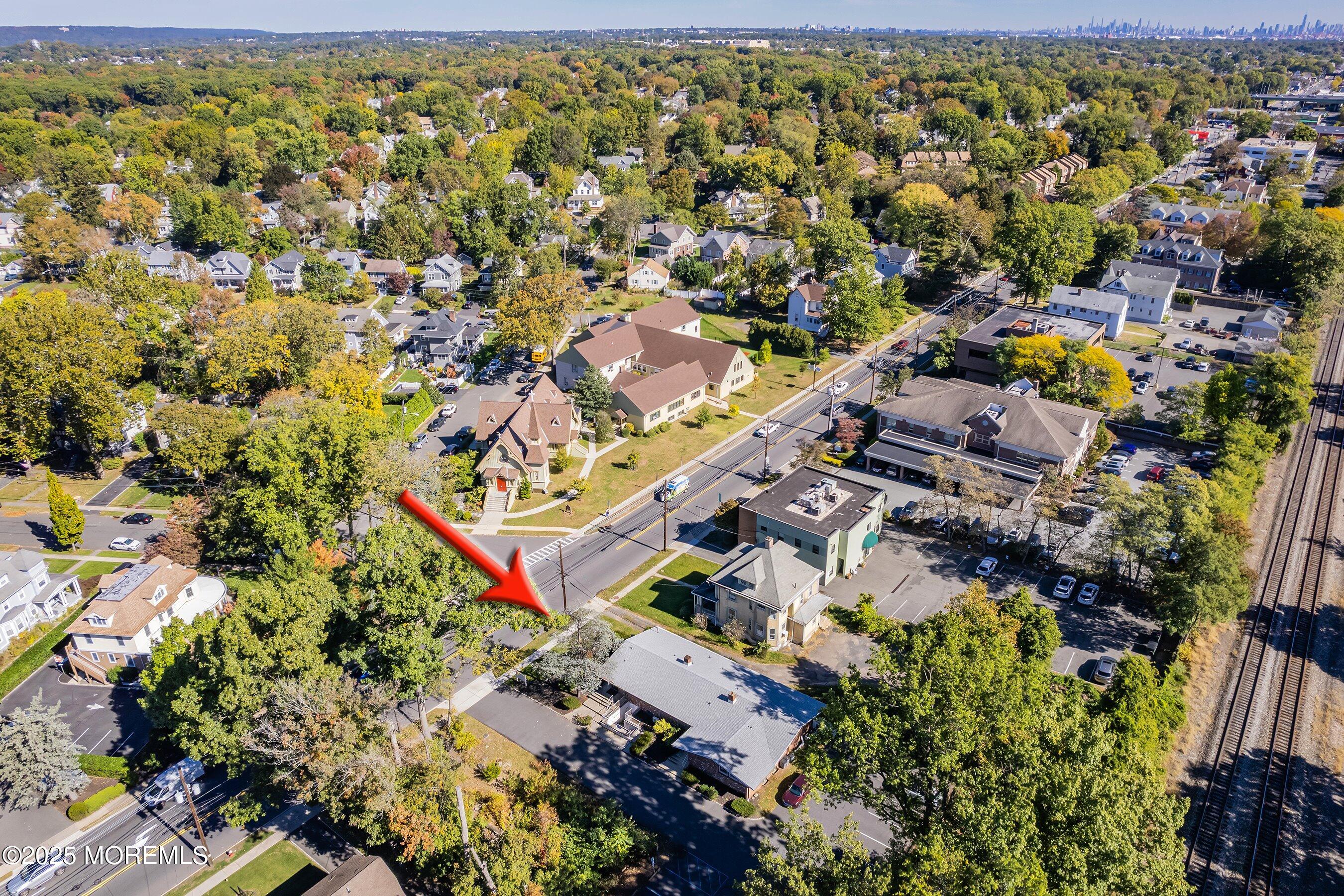 N Avenue East Cranford, NJ 07016 - Photo 26 of 31 an aerial view of residential houses with outdoor space