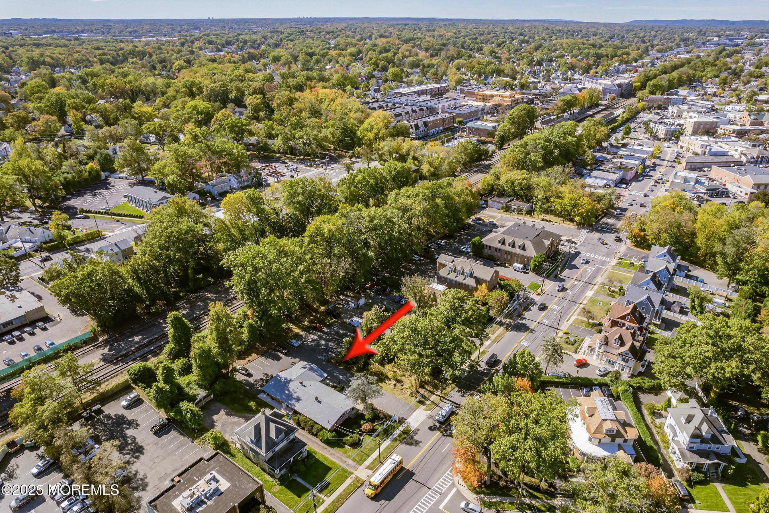 N Avenue East Cranford, NJ 07016 - Photo 4 of 31 03-Aerial4 with arrow