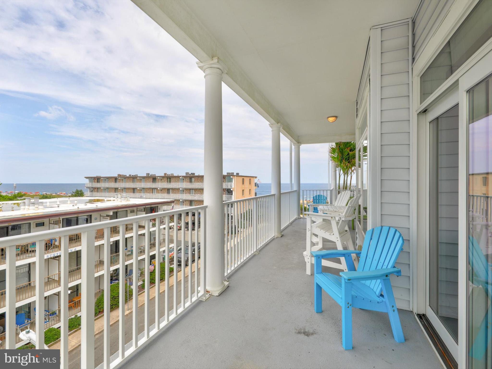 5 87th Street, Unit 303 Ocean City, MD 21842 - Photo 48 of 49 a view of a balcony with chairs