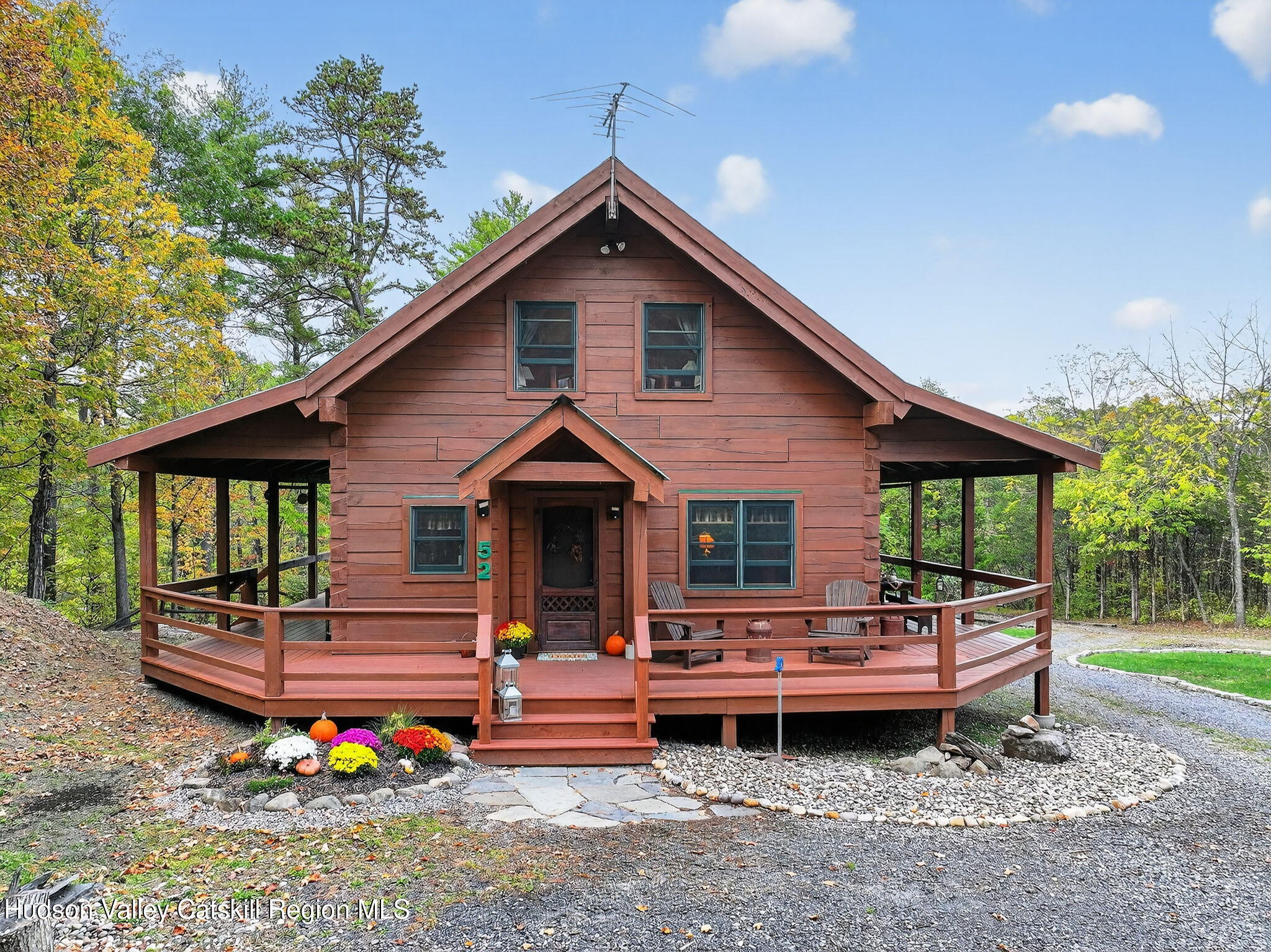 52 Paul Horn Road Catskill, NY 12414 - Photo 20 of 53 a backyard of a house with barbeque oven fire pit table and chairs