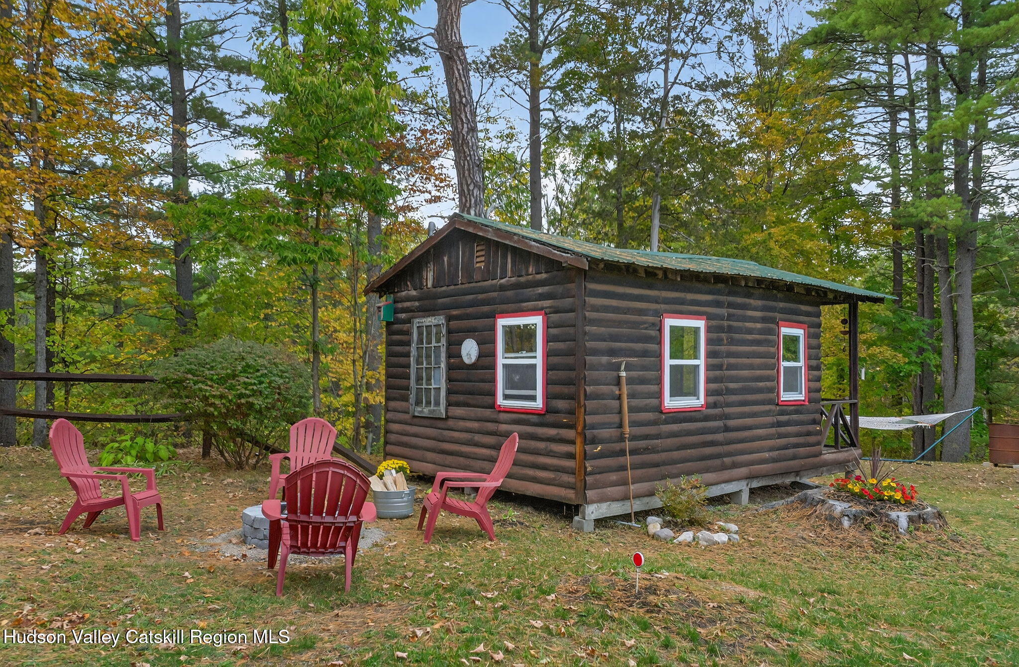 52 Paul Horn Road Catskill, NY 12414 - Photo 39 of 53 a backyard of a house with barbeque oven