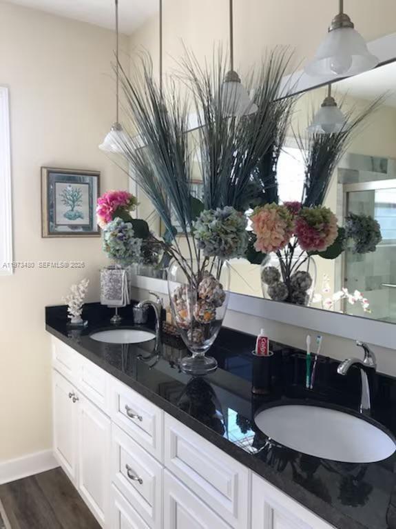 227 Sombrero Beach Road Marathon, FL 33050 - Photo 42 of 56 a bathroom with a sink and a mirror