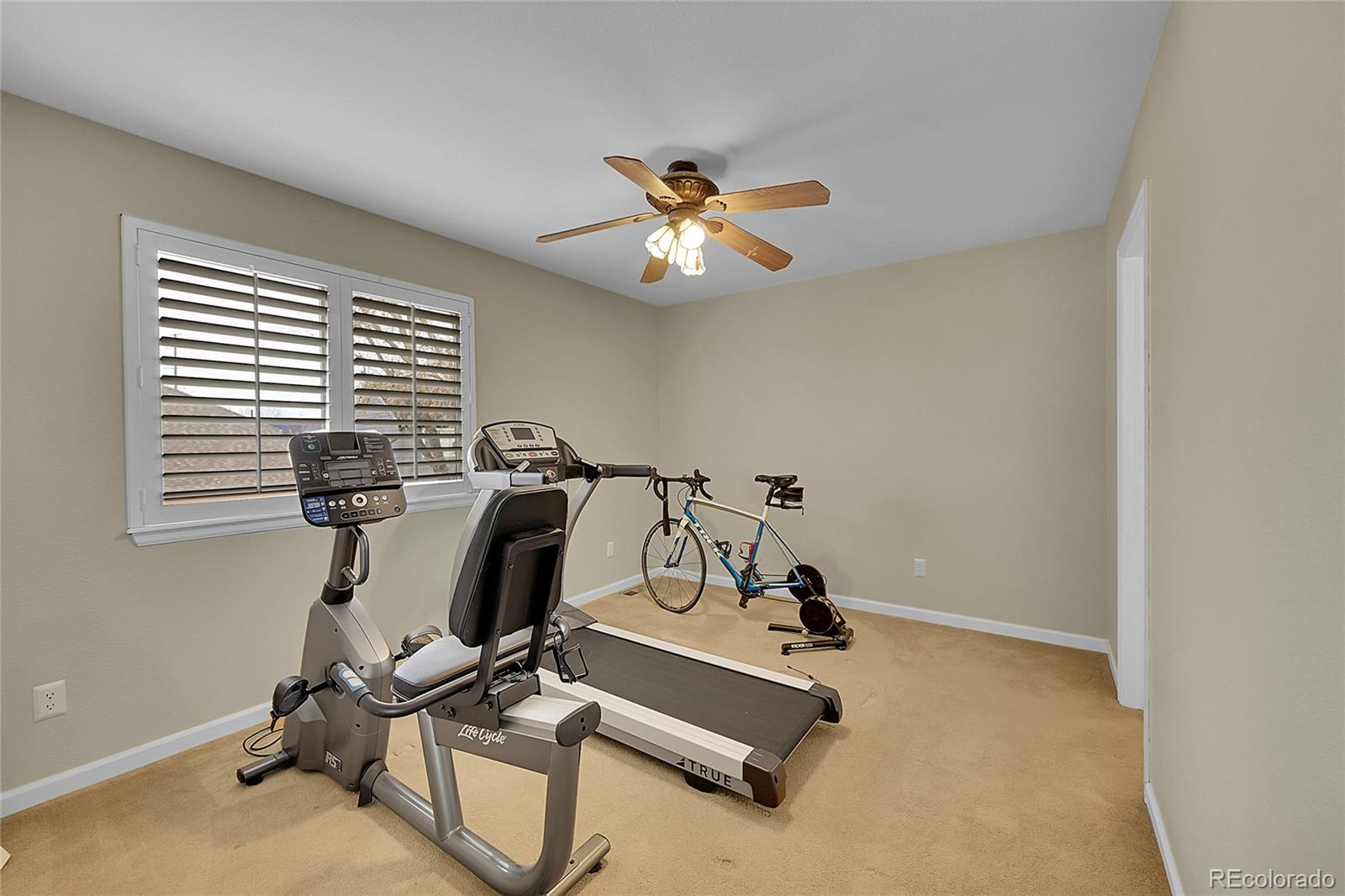 9424 South Hackberry Lane Highlands Ranch, CO 80129 - Photo 30 of 47 a view of workspace with gym equipment