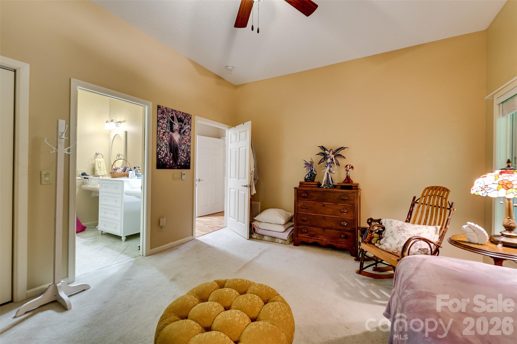 1838 Coman Road Franklin, NC 28734 - Photo 29 of 48 a bedroom with furniture and a bed