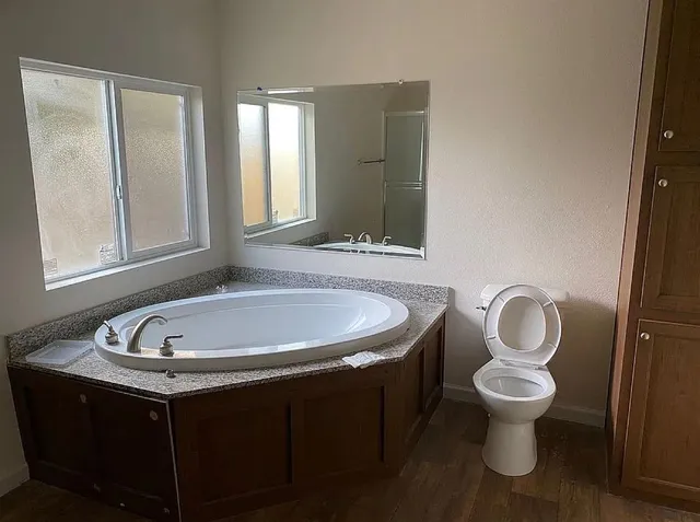 a bathroom with a sink and a toilet