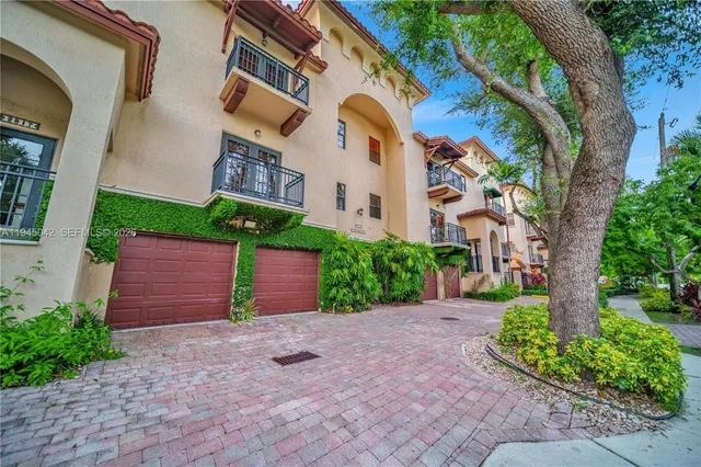 a front view of a building