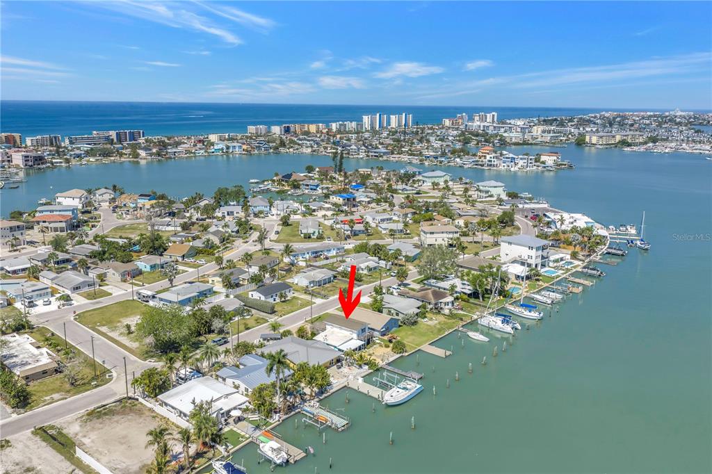 14045 East Parsley Drive Madeira Beach, FL 33708 - Photo 10 of 14 view of city and ocean