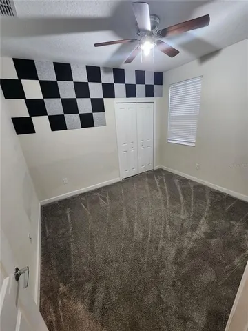 a view of a large window in an empty room