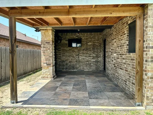 a view of the door of the house