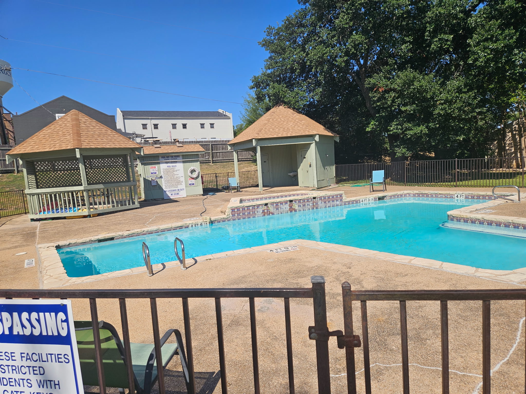 500 Hesters Crossing Road, Unit 110 Round Rock, TX 78681 - Photo 2 of 4 Community pool featuring a gazebo and a patio