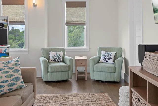 a view of a patio with a couch