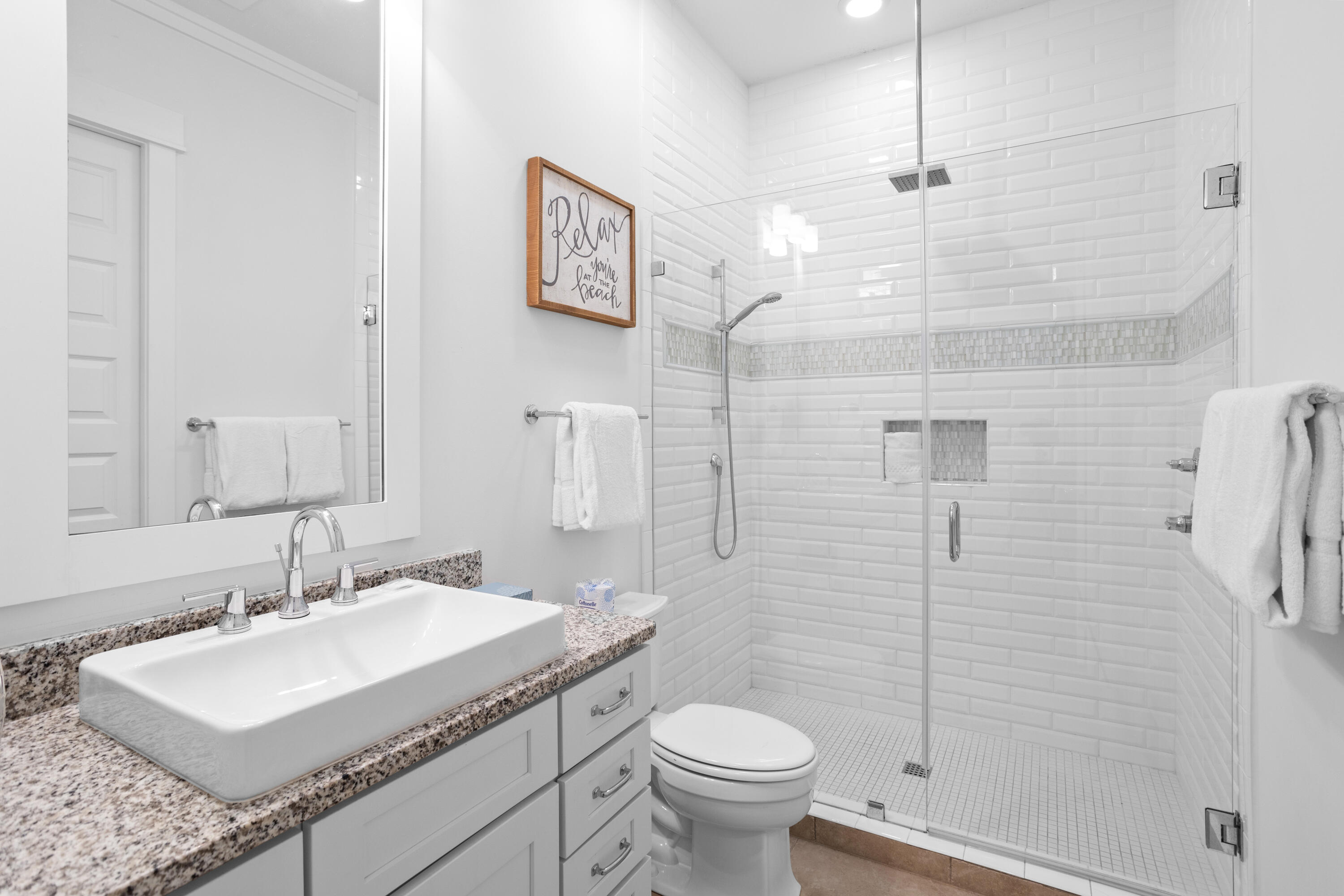 14 The Heron Cove Inlet Beach, FL 32461 - Photo 42 of 56 a bathroom with a sink toilet and shower