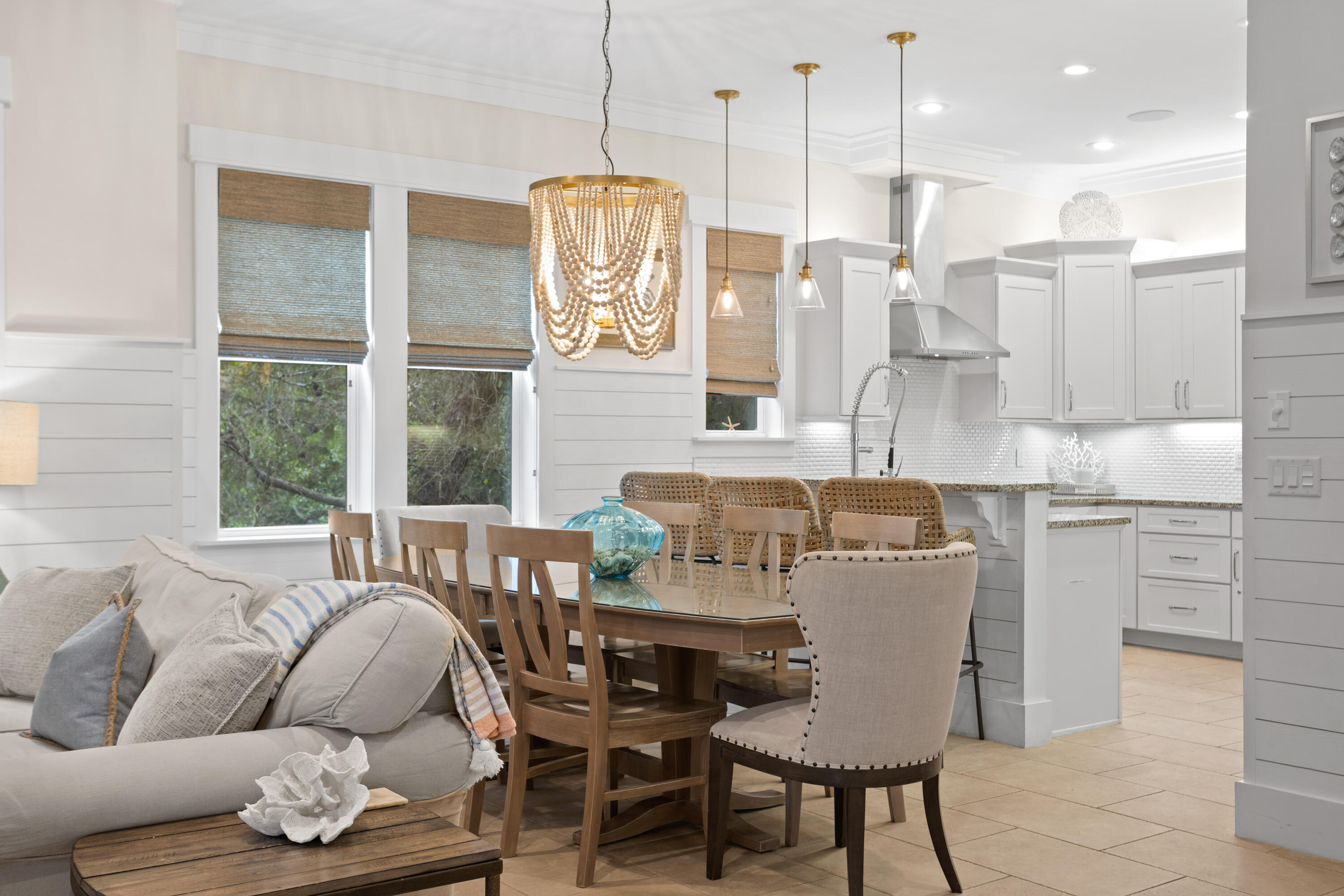 14 The Heron Cove Inlet Beach, FL 32461 - Photo 44 of 56 a living room with furniture kitchen and a large window