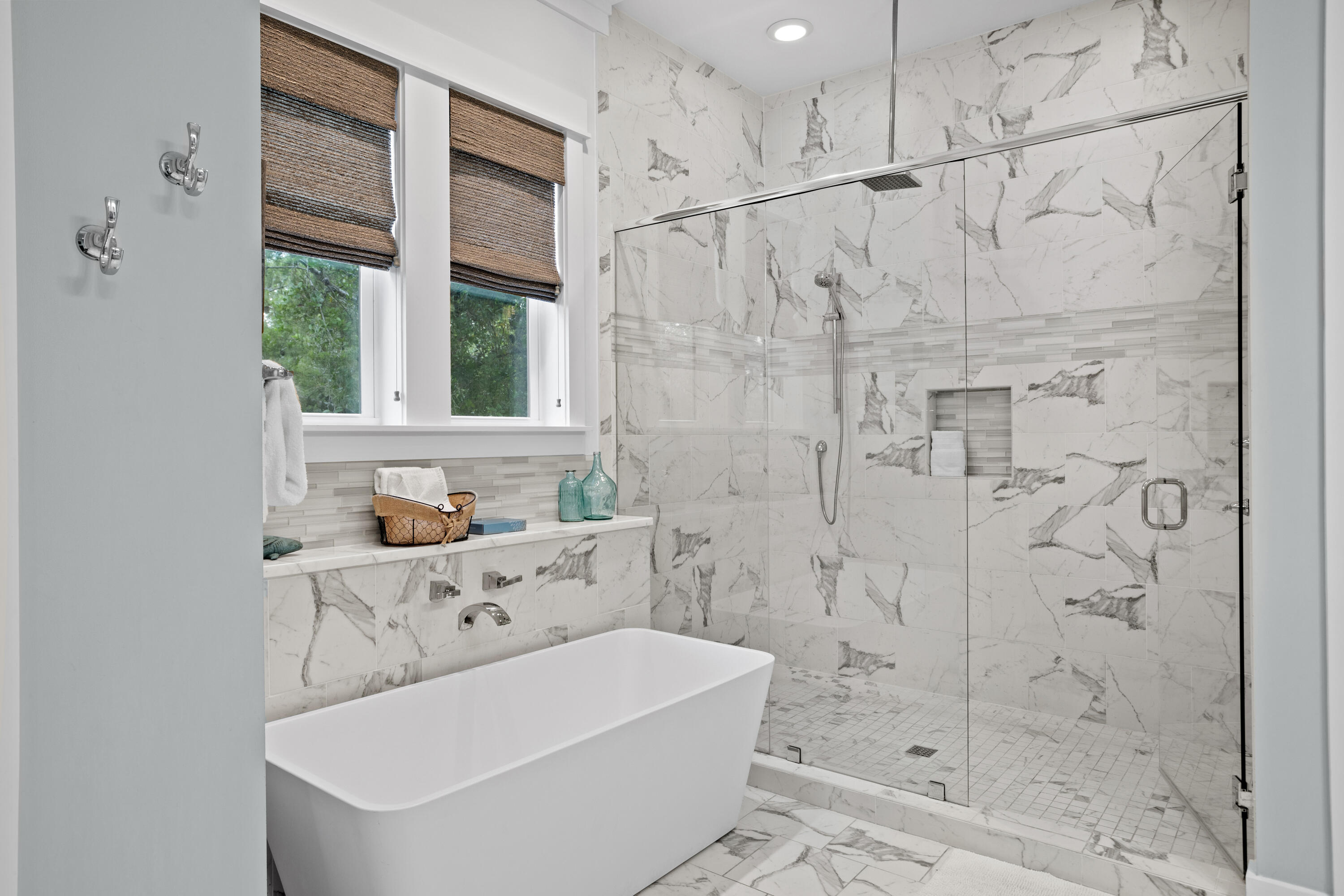 14 The Heron Cove Inlet Beach, FL 32461 - Photo 6 of 56 a bathroom with a tub a sink and a shower