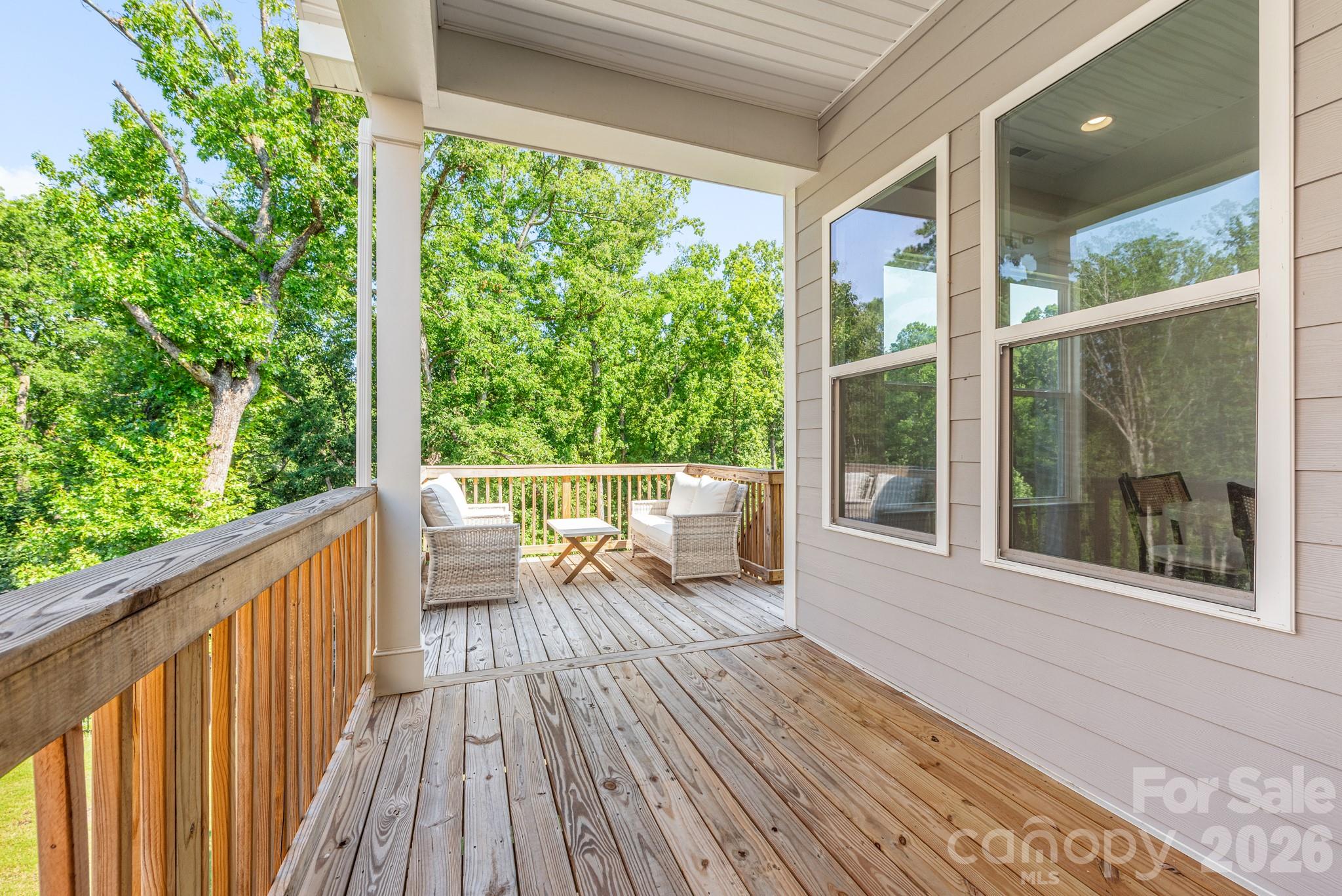 17210 Sand Bank Road Charlotte, NC 28278 - Photo 12 of 20 a view of deck with furniture and wooden deck