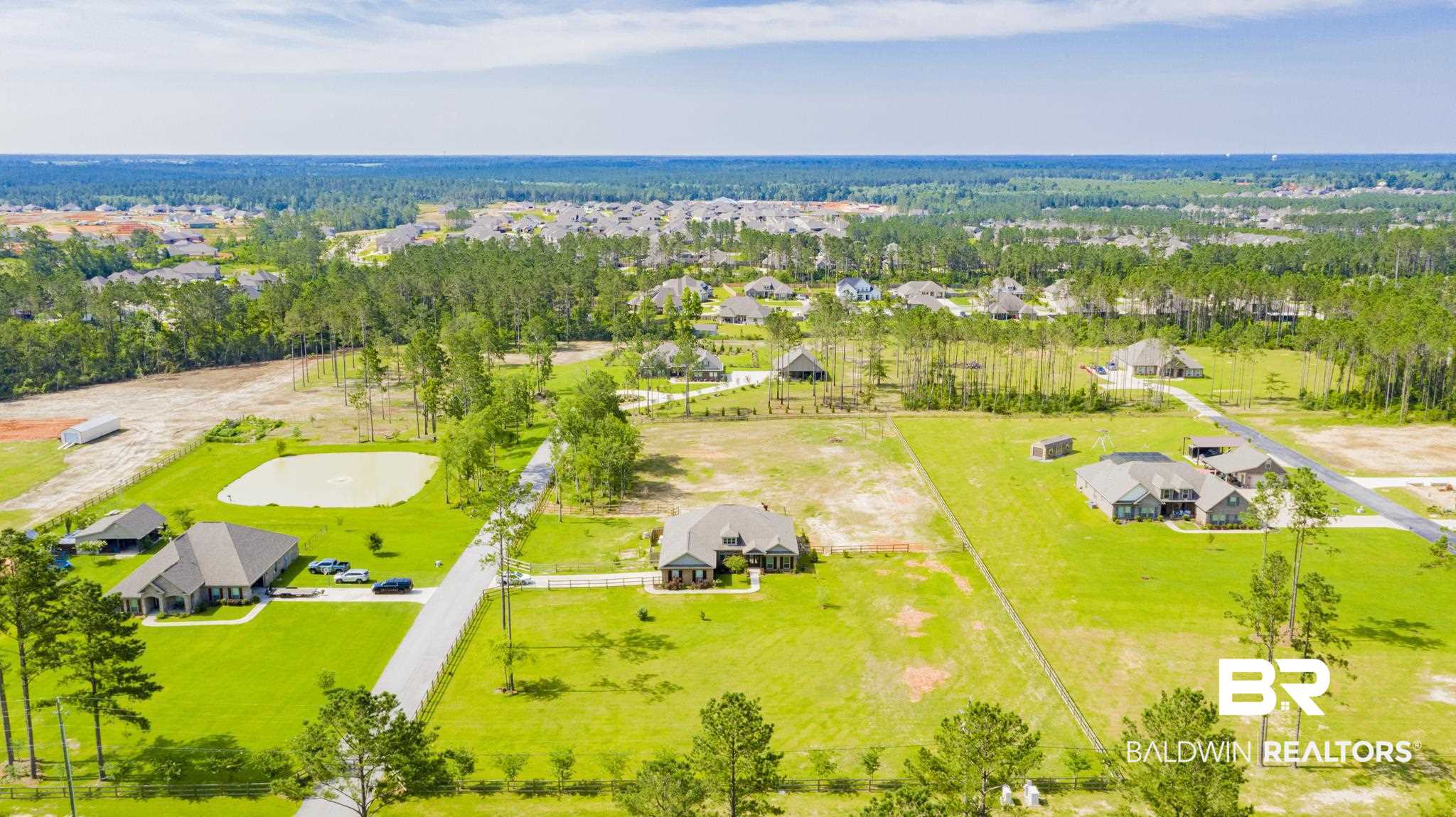 12836 Jenkins Pit Road Daphne, AL 36527 - Photo 37 of 44 Areal View of Home