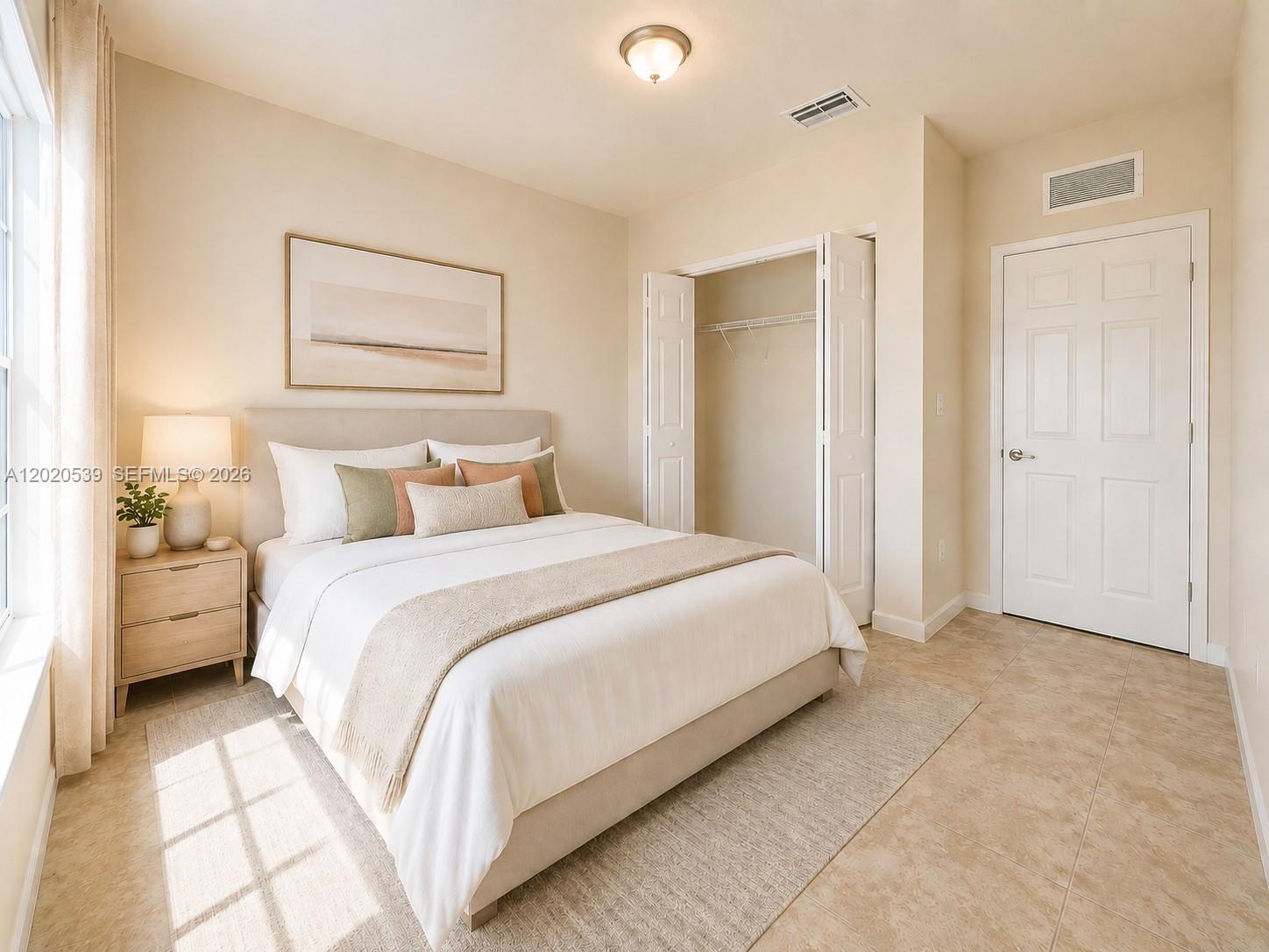 17001 Southwest 96th Street Miami, FL 33196 - Photo 7 of 23 a bedroom with a bed and a painting on the wall