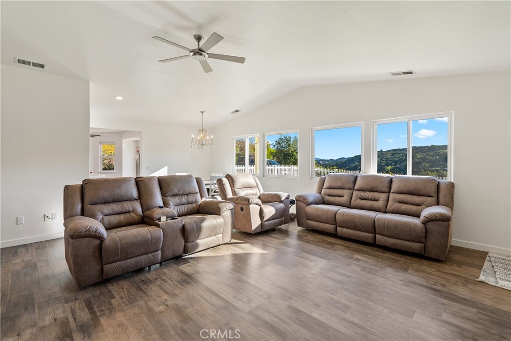 4342 Shadow Canyon Road Templeton, CA 93465 - Photo 55 of 74 Living room with large windows capturing the scenery