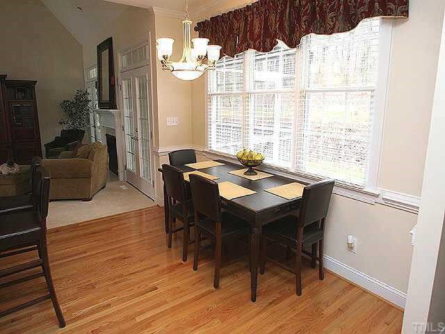Informal dining area adjacent to kitchen
