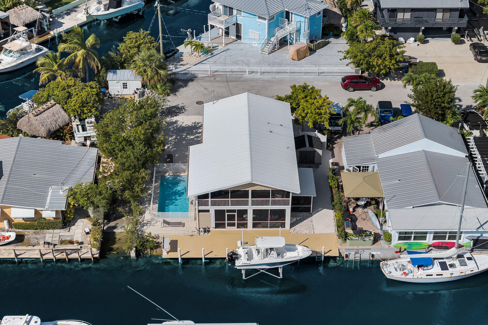 119 Primrose Lane Long Key, FL 33001 - Photo 42 of 43 an aerial view of a house with outdoor space